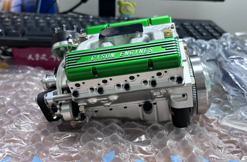 Refurbished CISON V8-440 (OHV) Small-Block Engine - stirlingkit