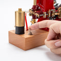 ENJOMOR 6cc Antique Red Hit and Miss Gas Engine Working Model - stirlingkit