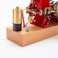 ENJOMOR 6cc Antique Red Hit and Miss Gas Engine Working Model - stirlingkit
