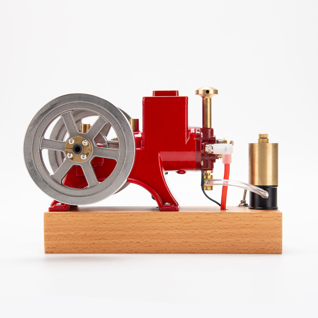 ENJOMOR 6cc Antique Red Hit and Miss Gas Engine Working Model - stirlingkit