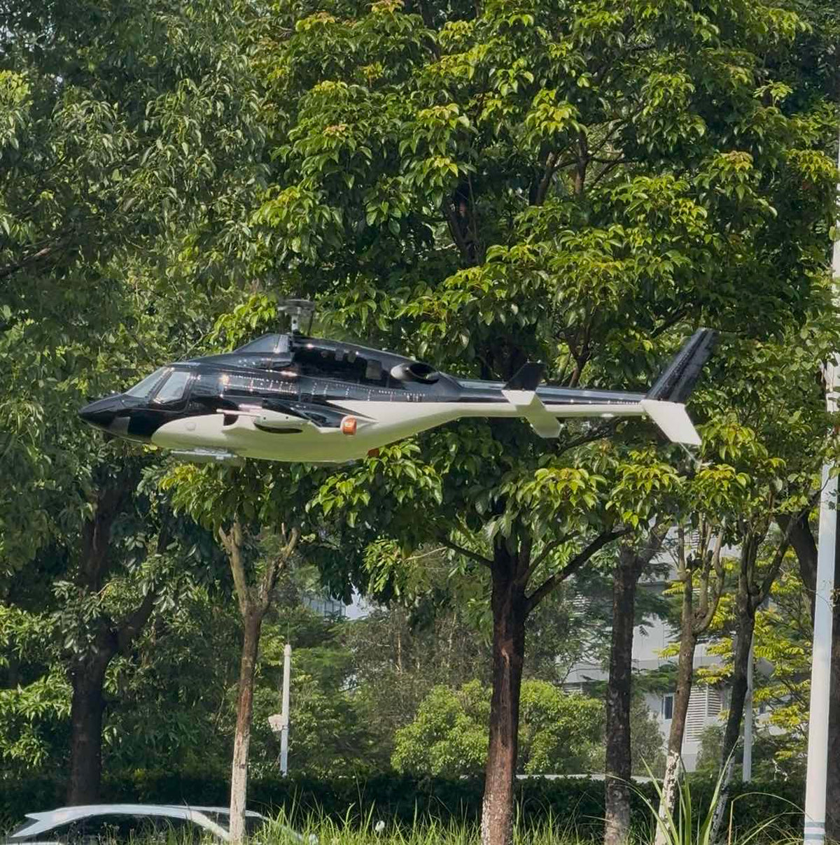 FLYWING Bell222 Big Airwolf GPS RC Helicopter 2.4G RC 6CH 470-Class Electric Airplane Model - stirlingkit