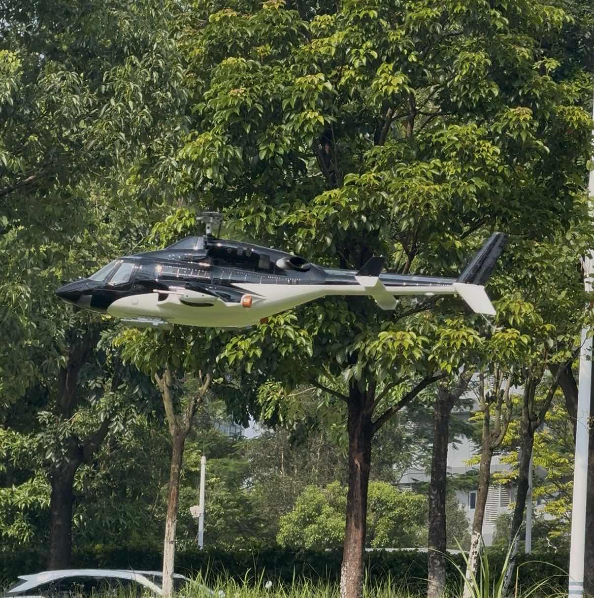FLYWING Bell222 Big Airwolf GPS RC Helicopter 2.4G RC 6CH 470-Class Electric Airplane Model