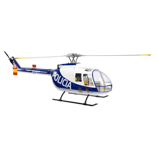FLYWING BO105 470 Size Scale GPS Heli Drone 2.4G 6CH Big Military RC Helicopter With H1 Flight Controller - stirlingkit