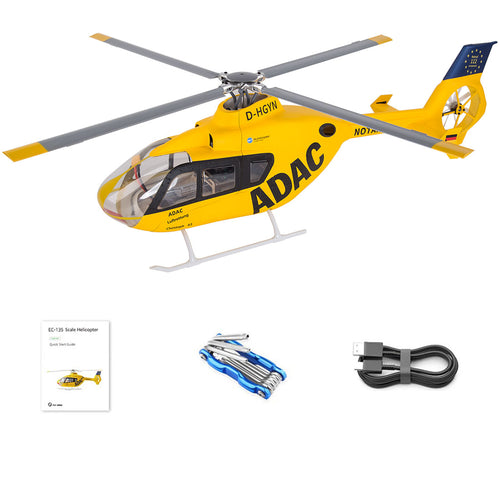 FLYWING EC135 470 Class RC Helicopter ADAC 6CH 2.4G with H1 Flight Controller & GPS - stirlingkit