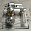 Adjustable Speed Stirling Engine Model Toy with Vertical Flywheel Science Experiment - stirlingkit