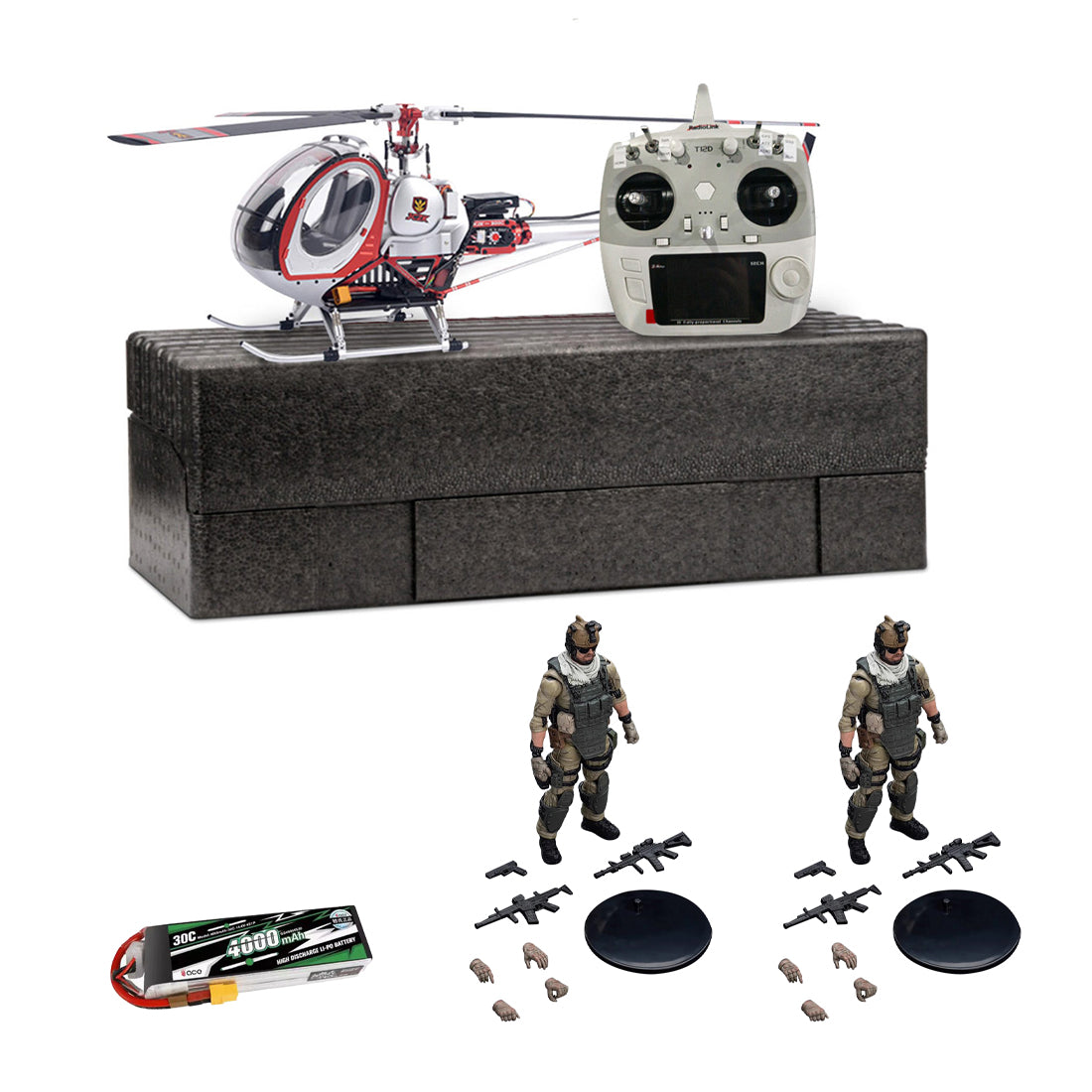JCZK 300C PRO 12CH Super Simulation Smart RC Helicopter RTF With GPS One-key Return Hover H1 Pro Flight Control Flybarless - stirlingkit