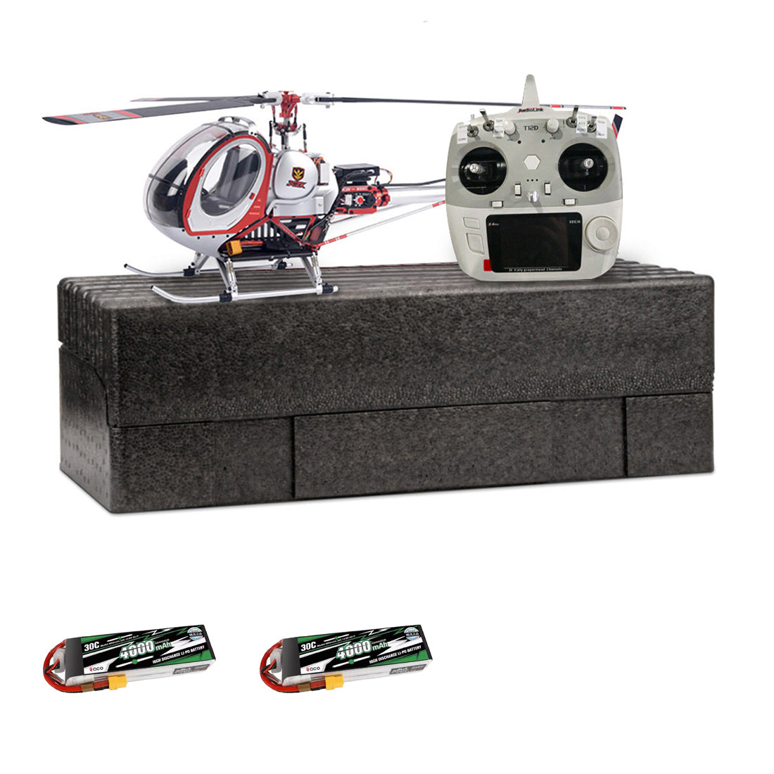 JCZK 300C PRO 12CH Super Simulation Smart RC Helicopter RTF With GPS One-key Return Hover H1 Pro Flight Control Flybarless - stirlingkit