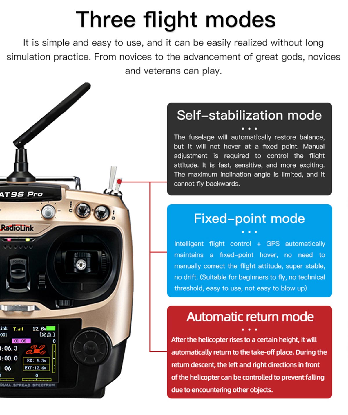 JCZK 300C PRO 12CH Super Simulation Smart RC Helicopter RTF With GPS One-key Return Hover H1 Flight Control Flybarless - stirlingkit