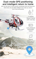 JCZK 300C PRO 12CH Super Simulation Smart RC Helicopter RTF With GPS One-key Return Hover H1 Flight Control Flybarless - stirlingkit