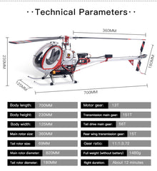 JCZK 300C PRO 12CH Super Simulation Smart RC Helicopter RTF With GPS One-key Return Hover H1 Flight Control Flybarless - stirlingkit