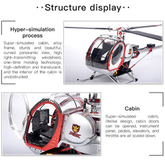 JCZK 300C PRO 12CH Super Simulation Smart RC Helicopter RTF With GPS One-key Return Hover H1 Flight Control Flybarless - stirlingkit