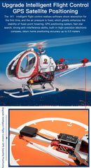 JCZK 300C PRO 12CH Super Simulation Smart RC Helicopter RTF With GPS One-key Return Hover H1 Flight Control Flybarless - stirlingkit