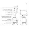 JDM-163 Metal Hydraulic Jack Model Vertical Jack Accessory for 1/10 RC Cars - stirlingkit