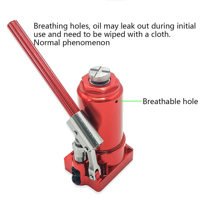 JDM-163 Metal Hydraulic Jack Model Vertical Jack Accessory for 1/10 RC Cars - stirlingkit
