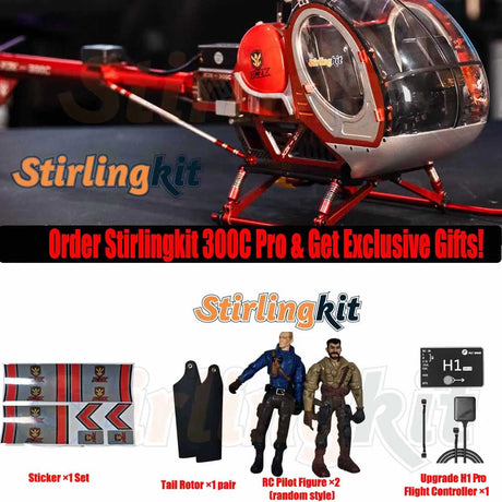JCZK 300C PRO 12CH Super Simulation Smart RC Helicopter RTF With GPS One-key Return Hover H1 Pro Flight Control Flybarless - stirlingkit