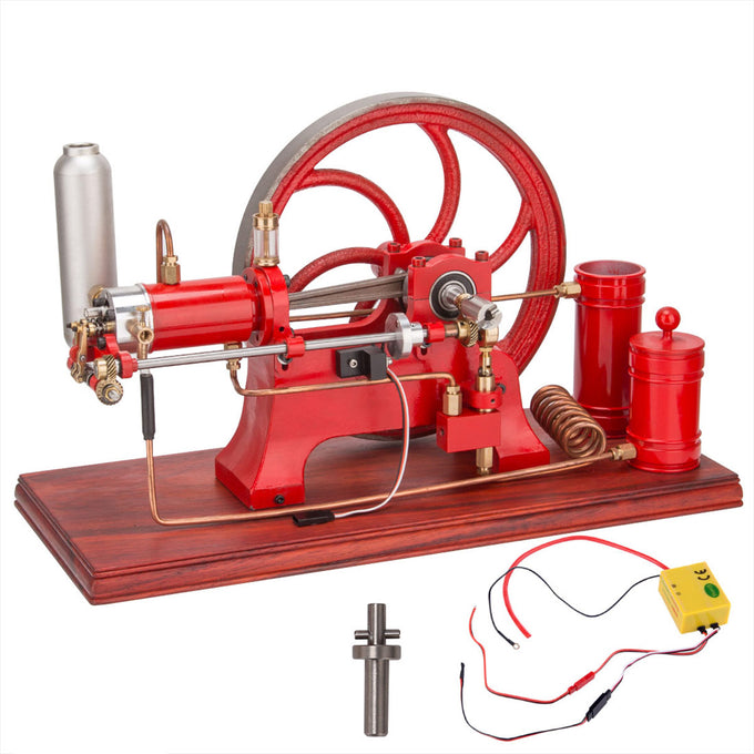 RETROL Vintage Horizontal Mill Engine Stationary Engine Model 4 Stroke Gasoline ICE G16 - stirlingkit