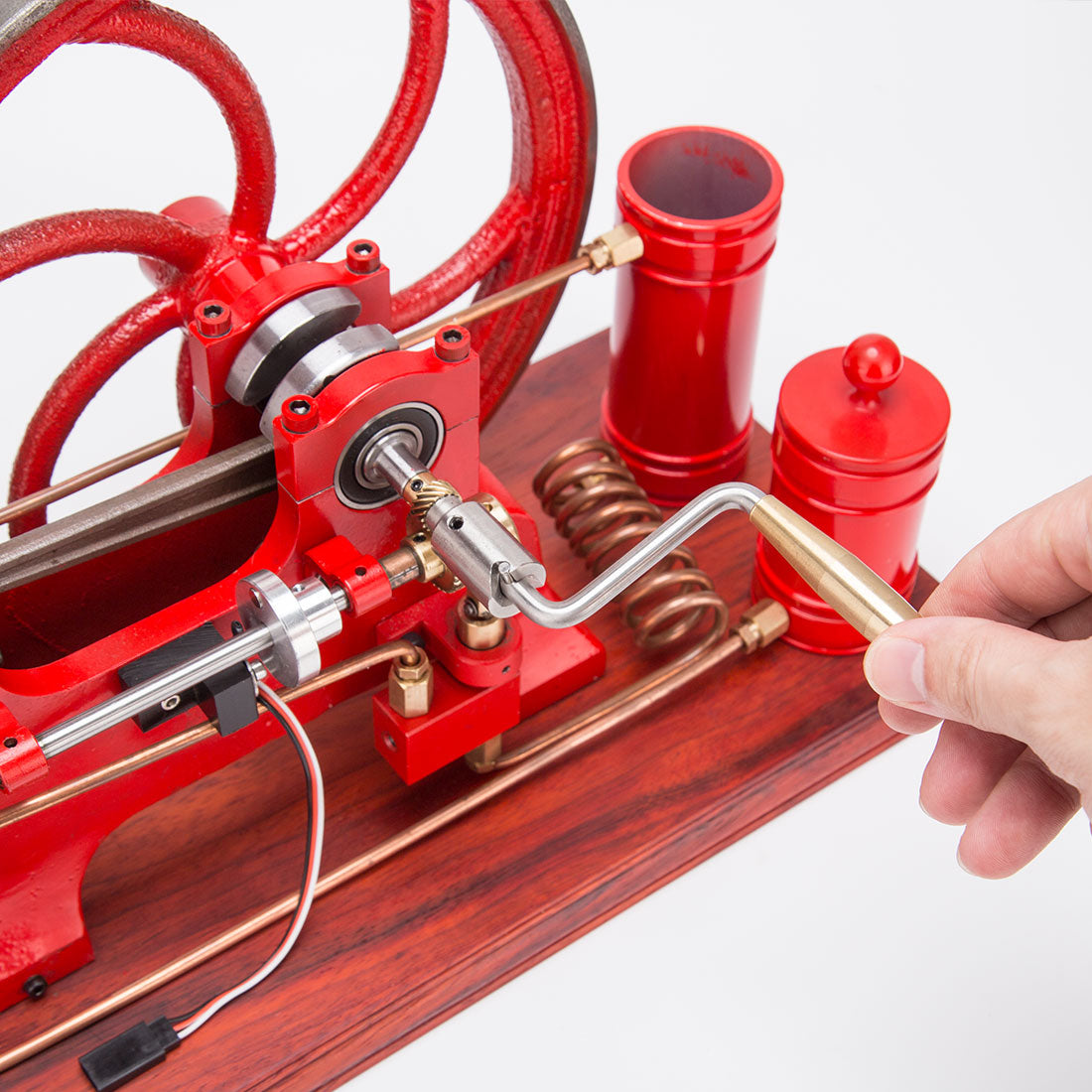 RETROL Vintage Horizontal Mill Engine Stationary Engine Model 4 Stroke Gasoline ICE - stirlingkit