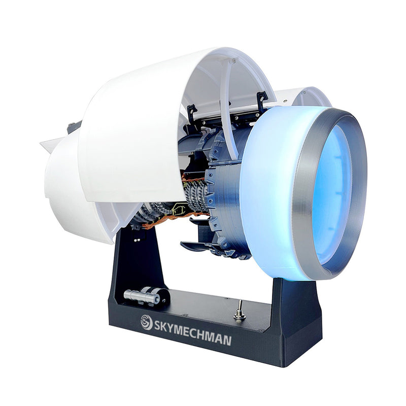 SkyMechman NTR-900 Building a 1/30 Turbofan Engine Model Kit - Build Your Own High Bypass Engine Nacelle that Works - stirlingkit