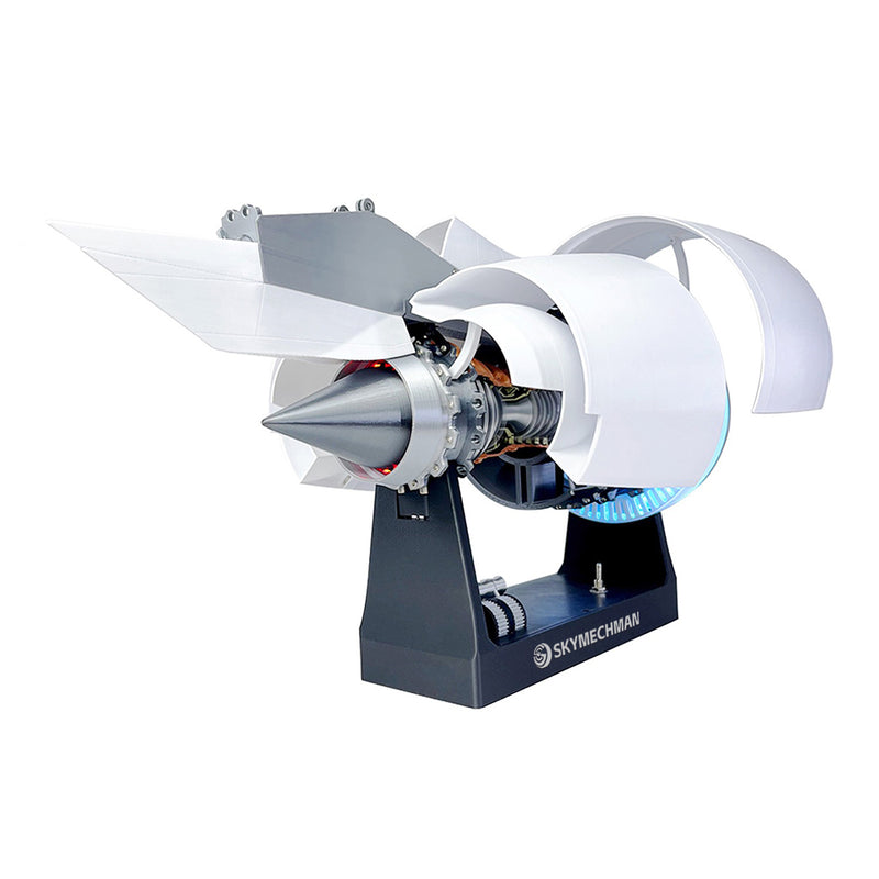 SkyMechman NTR-900 Building a 1/30 Turbofan Engine Model Kit - Build Your Own High Bypass Engine Nacelle that Works - stirlingkit