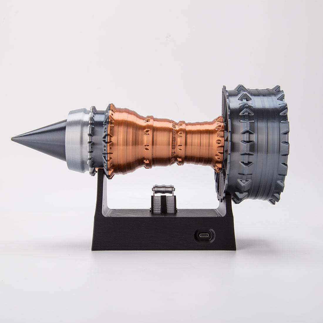 SKYMECHMAN TR900 Aircraft Turbofan Engine Model Kits 1/15 with LED Light Upgrade - stirlingkit