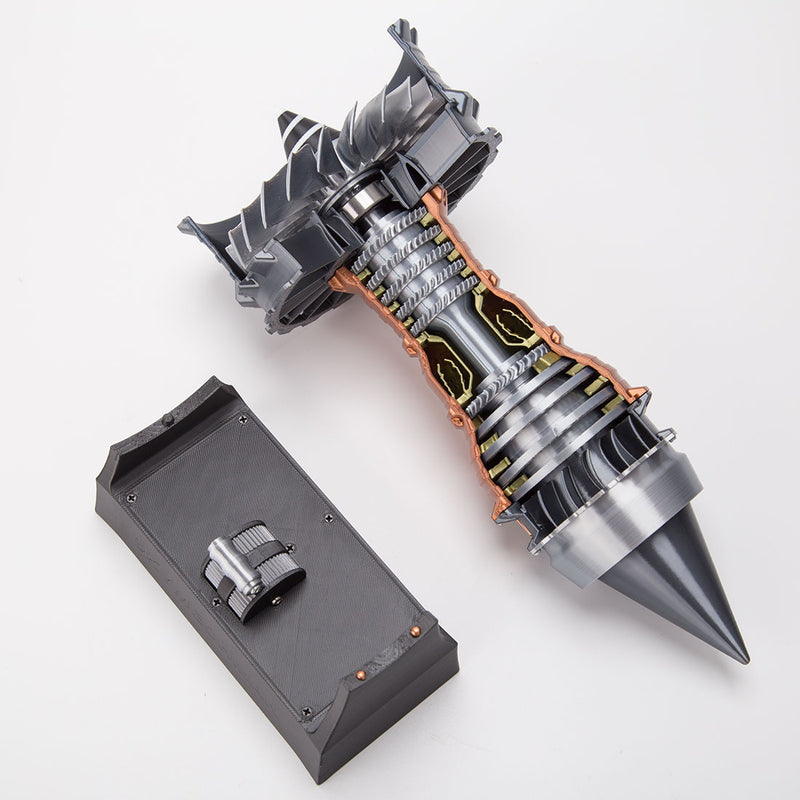 SKYMECHMAN TR900 Aircraft Turbofan Engine Model Kits 1/15 with LED Light Upgrade - stirlingkit
