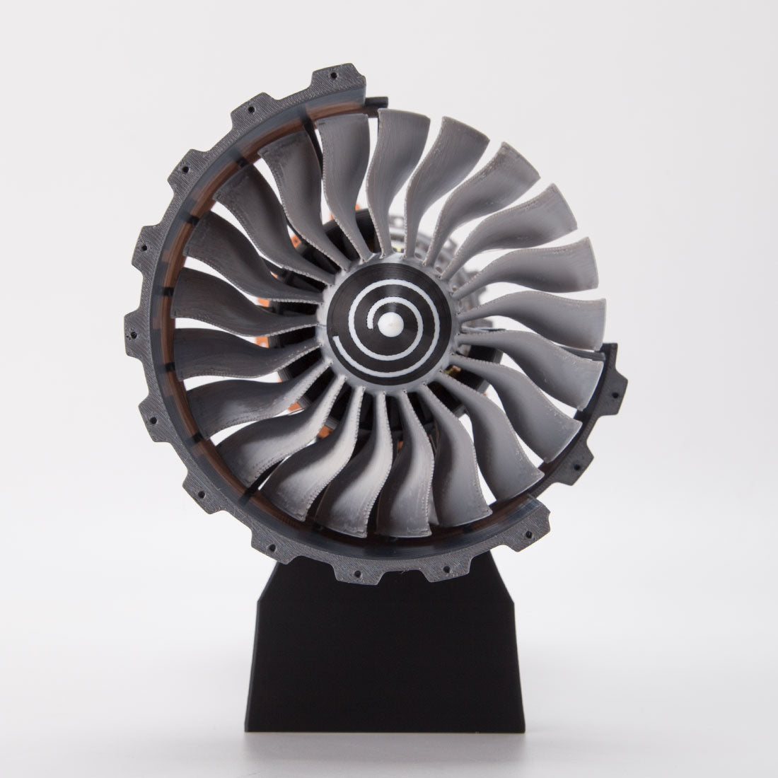 SKYMECHMAN TR900 Aircraft Turbofan Engine Model Kits 1/15 with LED Light Upgrade - stirlingkit