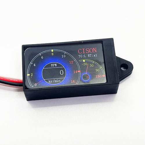 LCD Tachometer RPM Gauge Meter for CISON V8 Engine Model - stirlingkit