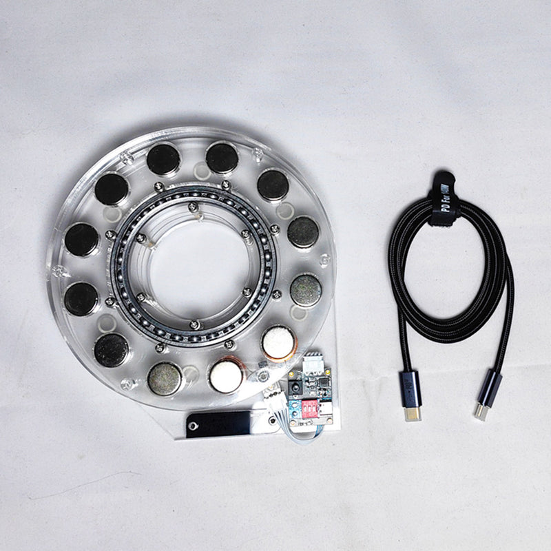 Big Bearing Outer Rotor Coil Winding Disc HIGH Powered BLDC Motor - stirlingkit