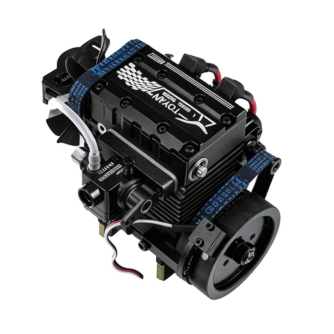 SEMTO ENGINE ST-NF2 DIY Bauen Sie einen lauffähigen Nitro-4-Takt-2-Zylinder-Motorbausatz - FS-L200AC 