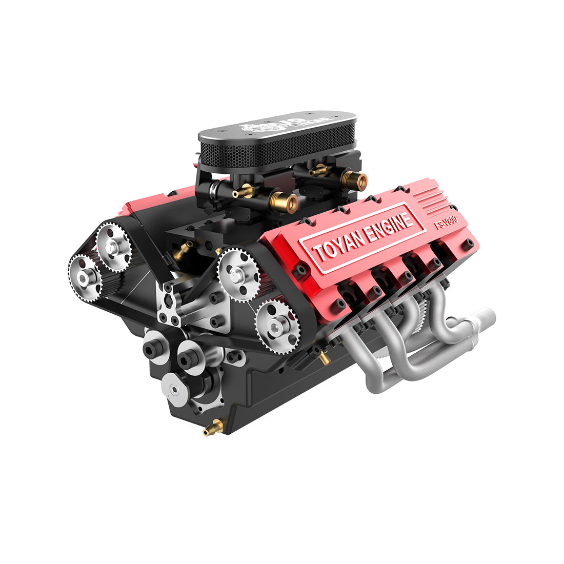 TOYAN FS-V400WA Water-Cooled V4 Engine Four-Cylinder 4 Stroke 14cc RC Methanol Engine Model - stirlingkit