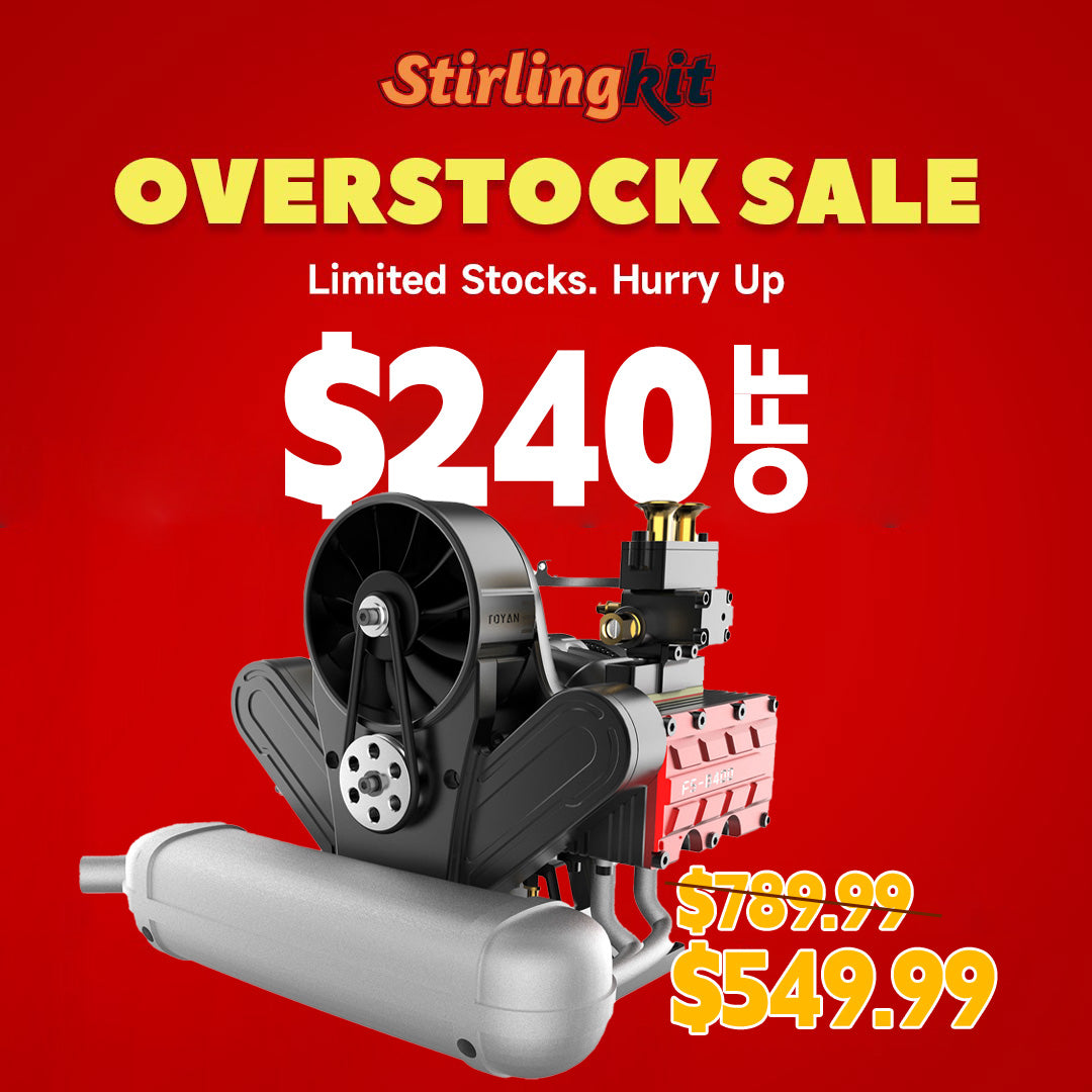 TOYAN FS-B400 14cc Horizontally Opposed Flat-Four Four-Stroke Nitro Model DIY Engine Kits - stirlingkit