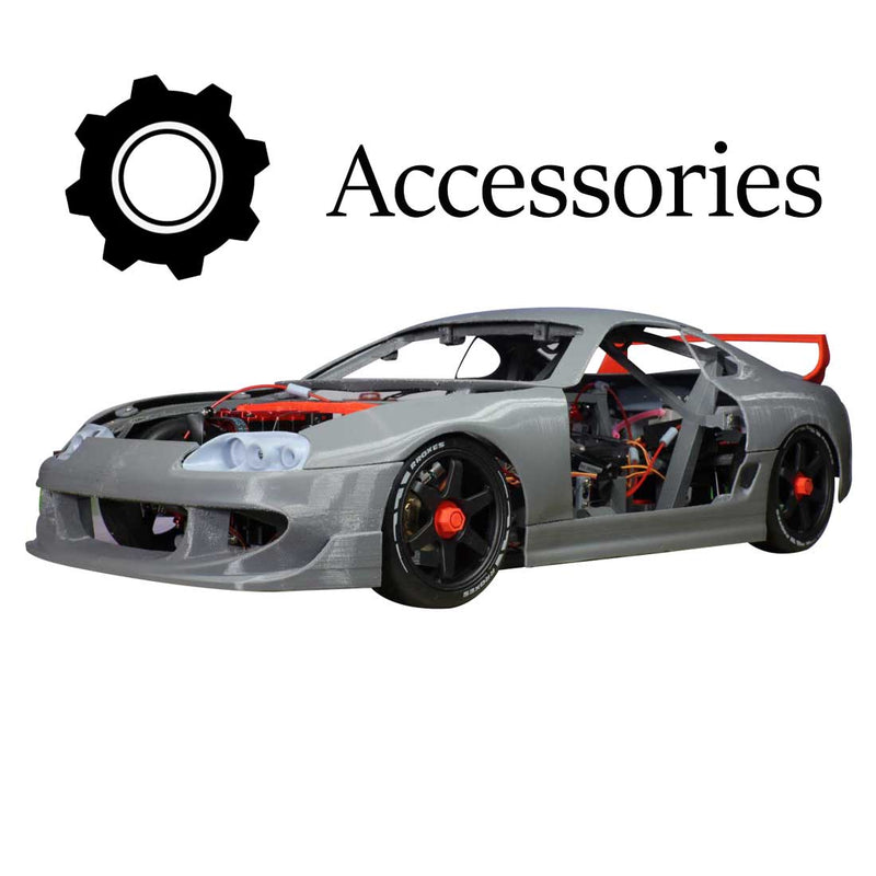 Must-have Accessories for 1:8 Supra RC Sports Car Project - stirlingkit