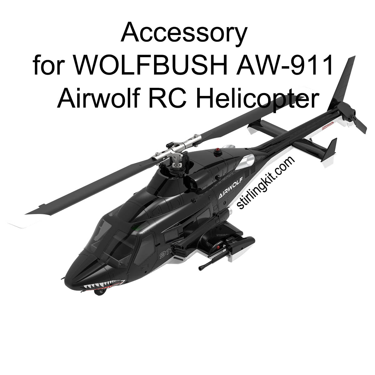 Accessory for WOLFBUSH AW-911 Airwolf YUXIANG F02S RC Helicopter - stirlingkit
