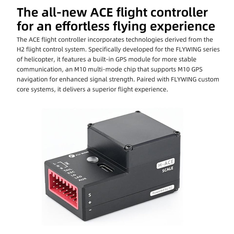 FLYWING EC135 470 Class RC Helicopter ADAC 6CH 2.4G with ACE Flight ...