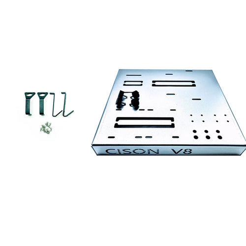 Aluminum Alloy Metal Engine Base Display Stand for CISON V8 Engine Model - stirlingkit