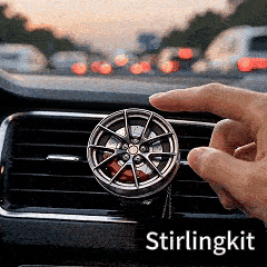 Aluminum Alloy Wheel Rim Car Diffuser — The Ultimate Gift for Car Enthusiasts - stirlingkit