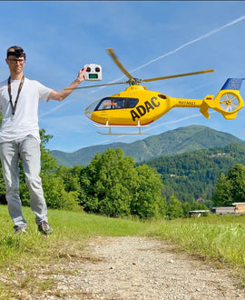 FLYWING EC135 470 Class RC Helicopter ADAC 6CH 2.4G with H1 Flight Controller & GPS