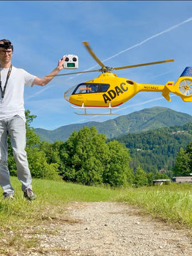 FLYWING EC135 470 Class RC Helicopter ADAC 6CH 2.4G with H1 Flight Controller & GPS