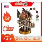 Lantern Fish 3D DIY Steampunk Lanternfish Anglerfish Lamp3D Metal Model Kits 700PCS - stirlingkit