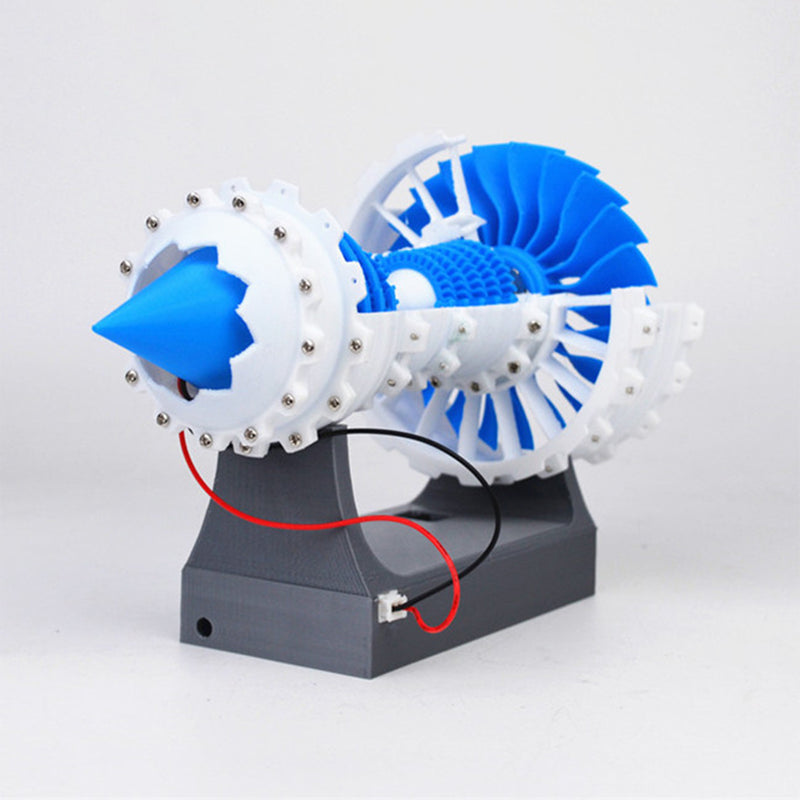 3D Printed Aero Engine Model Turbofan Jet Engine Model DIY Stem Engine Toy - Ordinary Static Type - stirlingkit