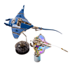 Steampunk Mobula Manta Ray Mechanical 3D Metal Model Building Kits 200+PCS - stirlingkit