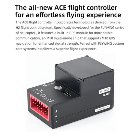 FLYWING BO105 470 Size Scale GPS Heli Drone 2.4G 6CH Big Military RC Helicopter With ACE Flight Controller - stirlingkit