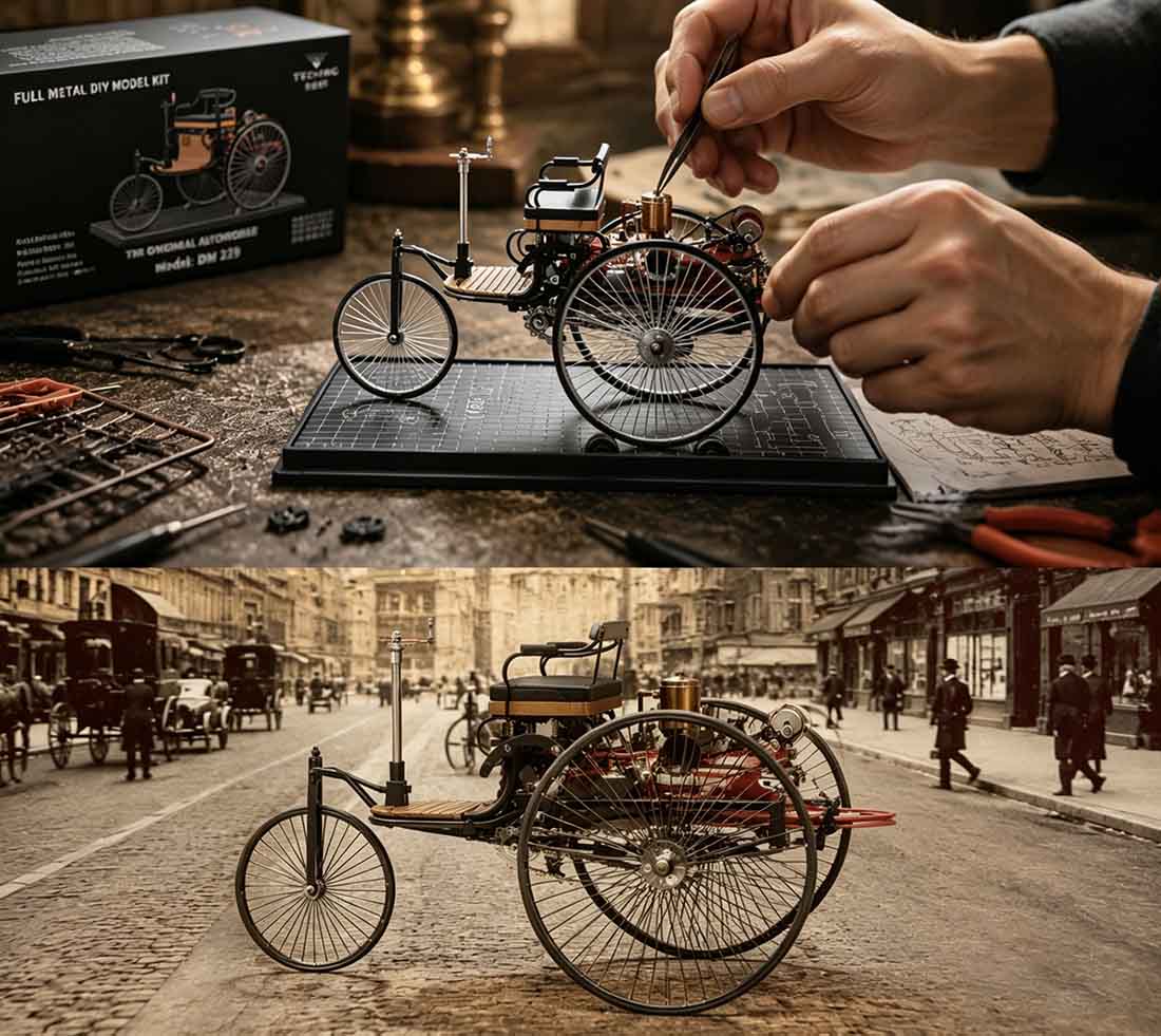 Teching World's 1st Car Build Your Own Automobile Model Building Kits 430pcs DM229