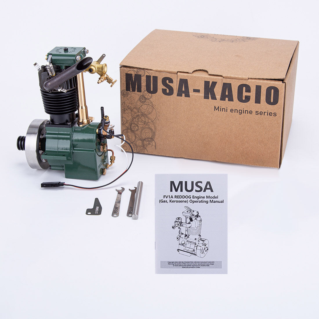 MUSA FV1A KW-OHV 7cc Air-cooled OHV Four-stroke Single-cylinder Gasoline Engine Model - stirlingkit