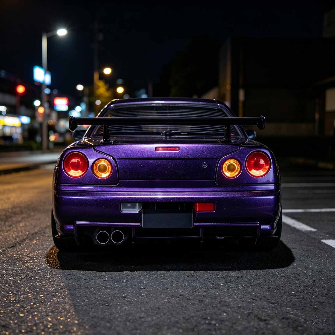 Capo GTR SkyLine GT-R R34 Drift Car Model Building kits 1/8 Scale 2.4Ghz