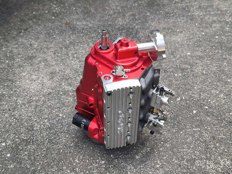CISON 1/6 Gas Flathead V8 Engine Small Block Engine Model Kits Water ...
