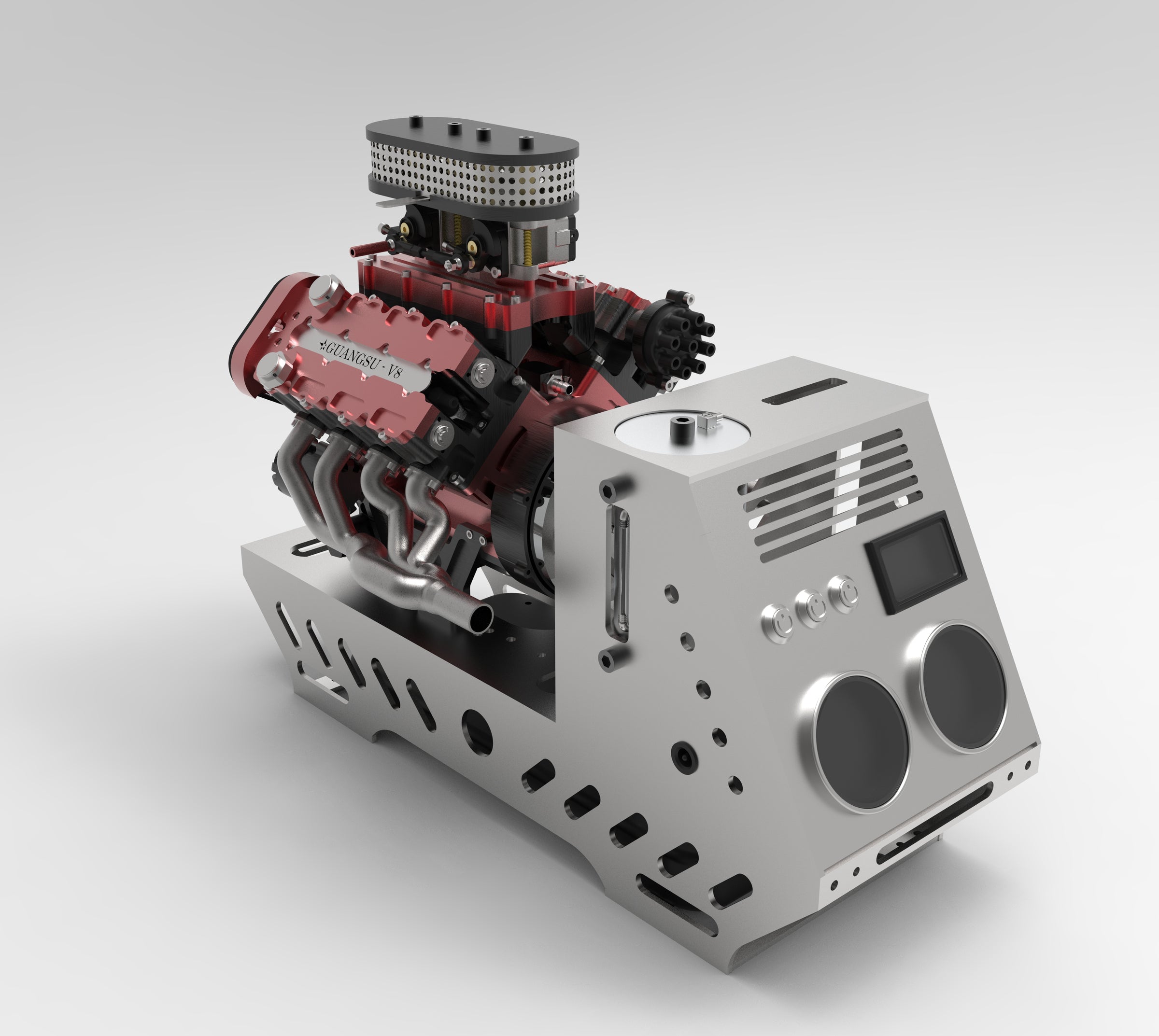 Enginebase Part Complete Integrated Base Kit for ENJOMOR GS-L4/V8/V12 Engine Model ...