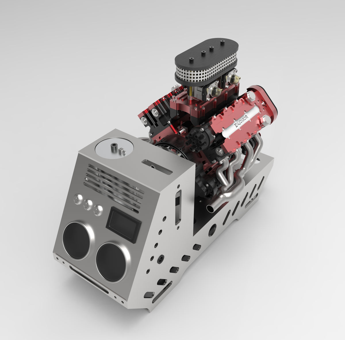 Complete Integrated Base Kit for ENJOMOR GS-L4/V8/V12 Engine Model - stirlingkit