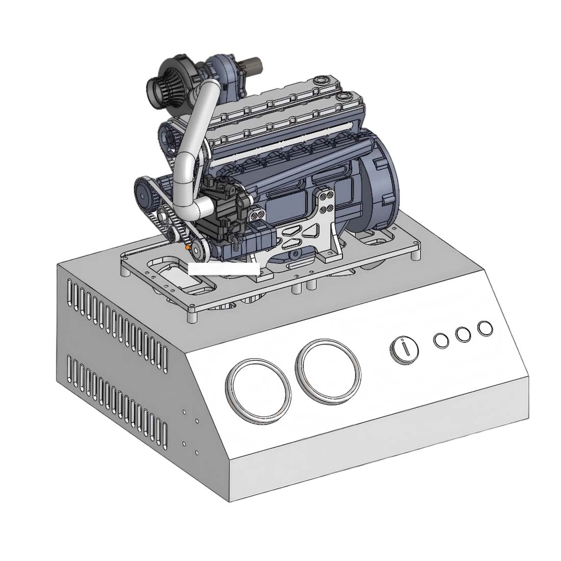 Complete Integrated Base Kit for ENJOMOR GS-L4/V8/V12/GS-L6 Engine Model - stirlingkit