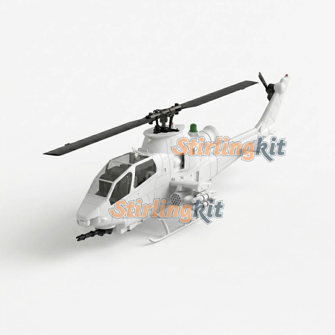 YU XIANG F112S AH-1 Cobra Attack RC Helicopter 2.4G 9CH 200 Class Military Airplane RTF